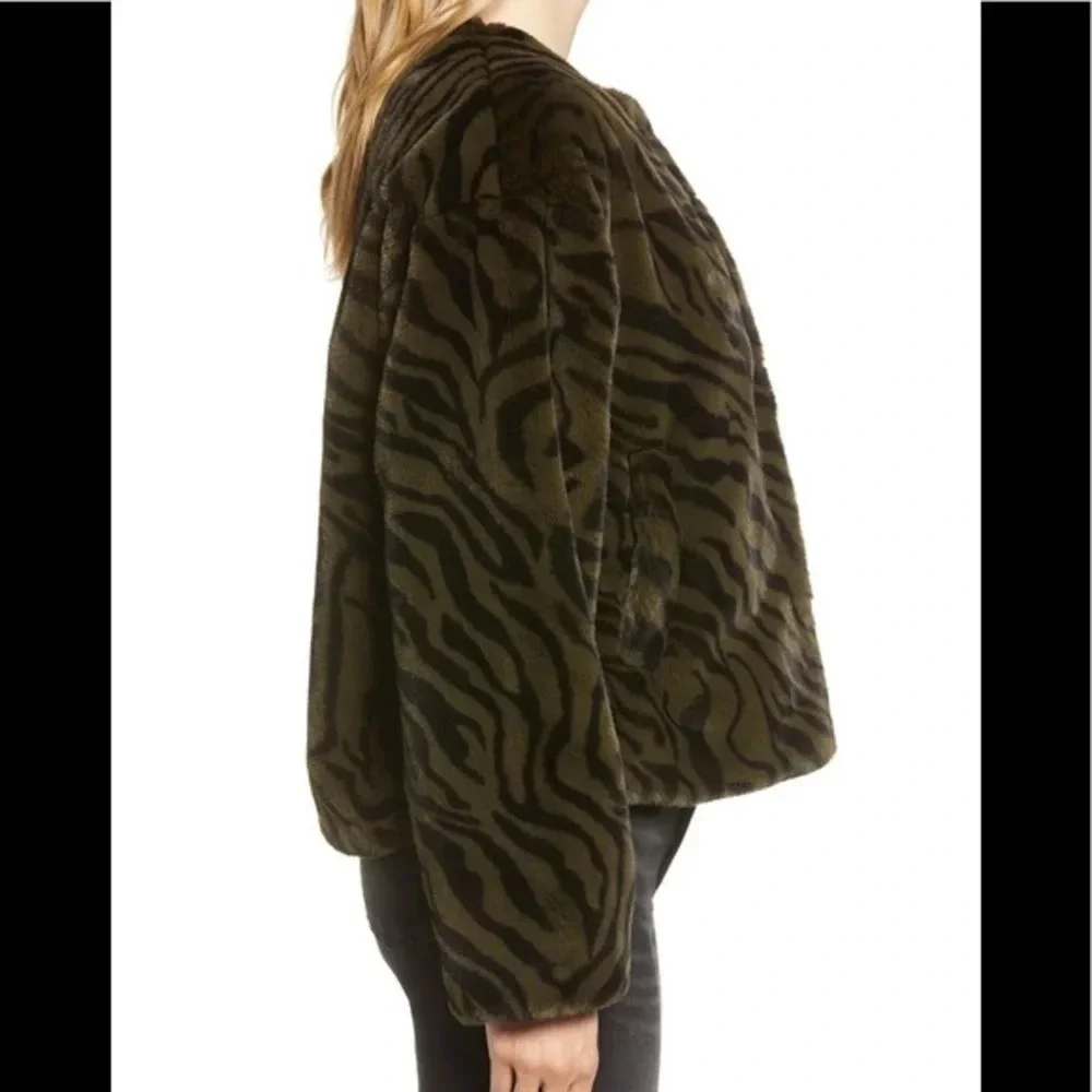 Sanctuary Safari Faux Fur Jacket
